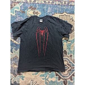 Vintage The Amazing Spider-Man Promo T-Shirt Men’s Large Black Marvel Movie Tee